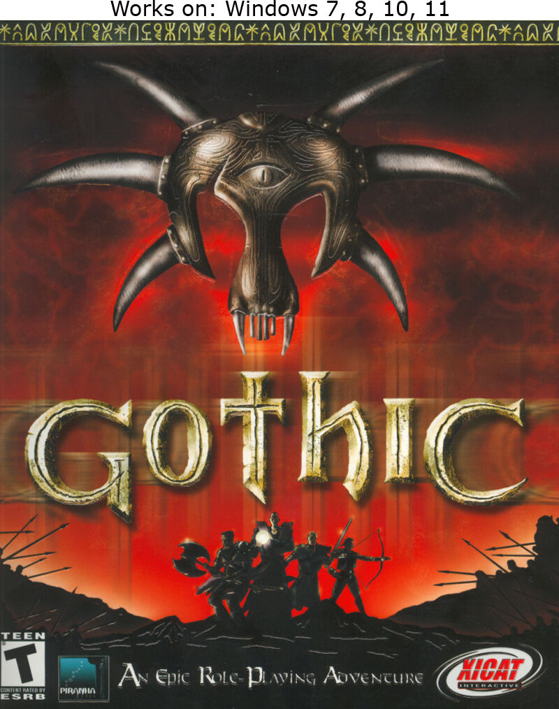 Gothic PC Game 2001 Windows 7 8 10 11 | eBay