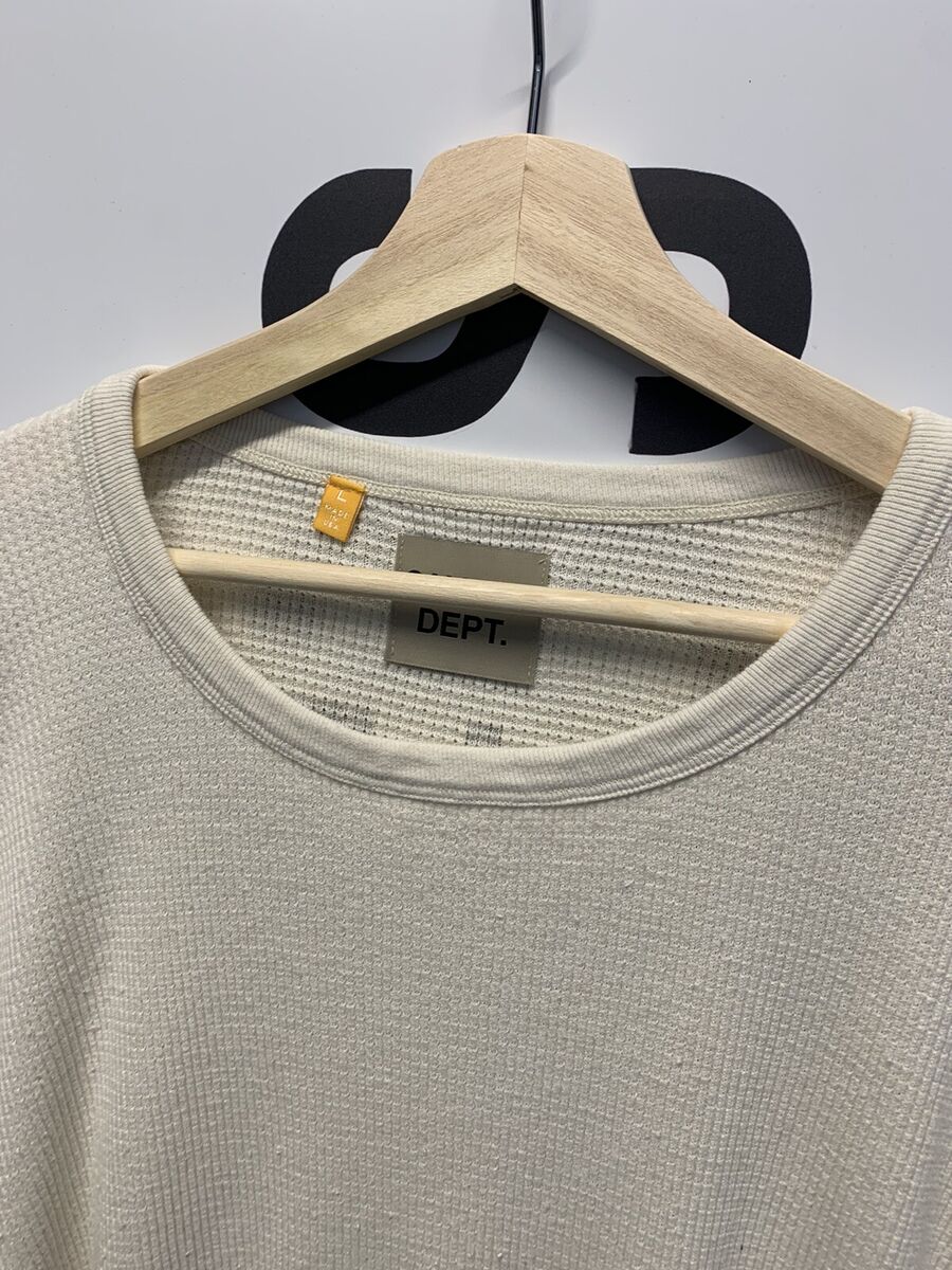 Gallery Dept. Cream Logo Long Sleeve Waffle Thermal Gallery Dept. Cream Logo Long Sleeve Waffle Thermal