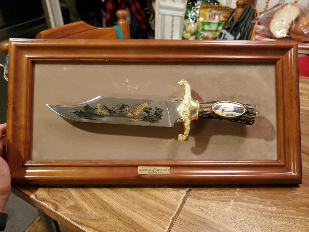 Franklin Mint The American Eagle Bowie Knife Ronald Van Ruyckevelt