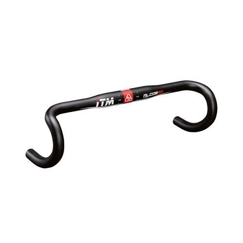 Cintre route ITM Alcor noir 46 cm en aluminium de haute precision et finition soignee