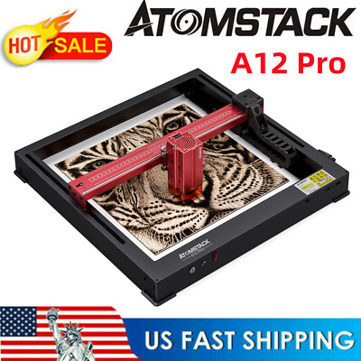 Upgraded ATOMSTACK A12 Pro Laser Power 50W Laser Engraving Machine 370*310mm