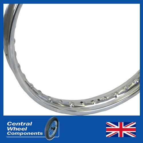 19 WM2 Royal Enfield Rim & Spokes Set- 6 FullWidth/Dual Brake Hub(Front or Rear) - Picture 4 of 6
