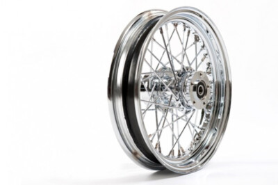 Speichenrad Felge 3x16" Chrom, 40 Loch, Ventil Seite, Für Harley - Davidson | Felgen | Räder