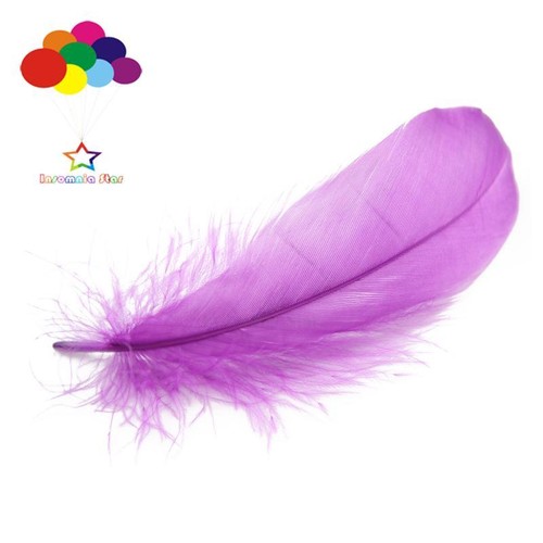 Diy 100 Pcs/Lot Colourful Goose feather 4-7cm 1-2 Inch Stage Props Dream Catcher - Picture 35 of 138