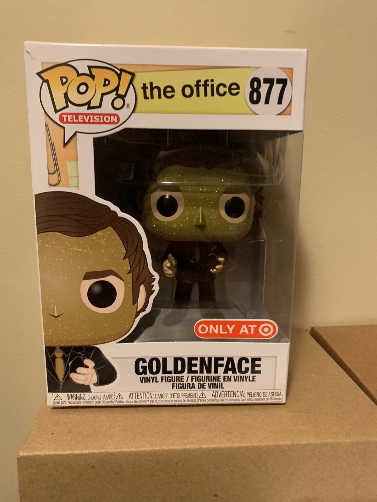 Funko POP! Television The Office Goldenface 877 Displayed OOB eBay