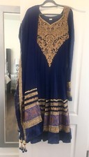 Beautiful 3pc Designer Anakali Indian/Asian Party Suit 