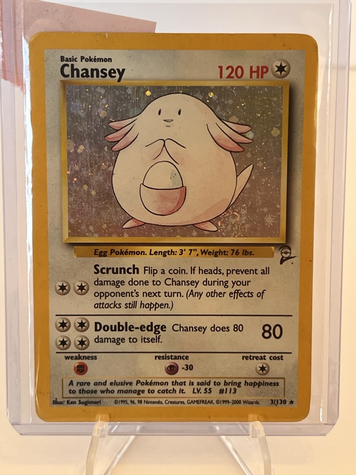 Pokémon TCG Chansey Base Set 2 3/130 Holo Rare