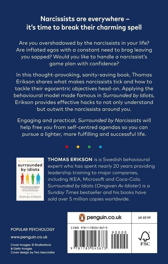 Thumbnail - Surrounded By Narcissists | Thomas Erikson | 2022 | Englisch