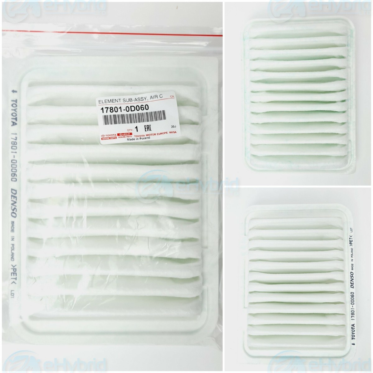 Hava filtresi 17801-0P100 toyota 178010P100