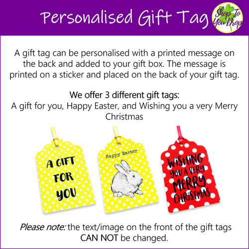 TUNNOCKS PERSONALISED GIFT BOX HAMPER Snowballs Teacakes Present Chocolate