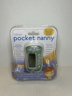Itzbeen Pocket Nanny Green Personal Baby Care One Touch Timer WD68 NEW SEALED