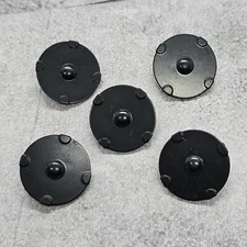 5pack Black Round Shield Blocks Accessories for Minifigures gc3b376