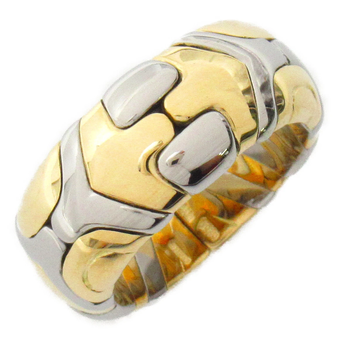 Bvlgari stainless 2024 steel ring