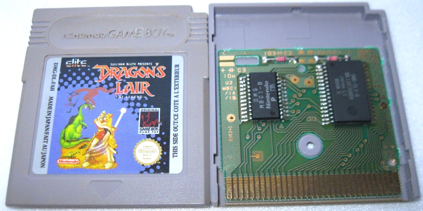 dragon’s lair authentique version originale game boy fah