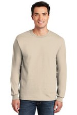 Gildan Men's Ultra Cotton 100 US Cotton Long Sleeve T-Shirt Pack OF 3 - G2400