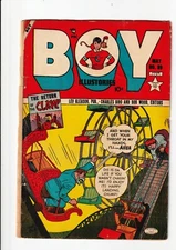 BOY ILLUSTORIES #89 Lev Gleason, 1953 Crimebuster, Charles Biro, 1st print