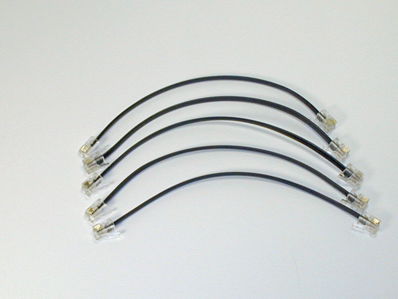 5-Pack Plantronics Amp to Phone Cable for M22 AP15 M10 M12 MX10 S11 ...