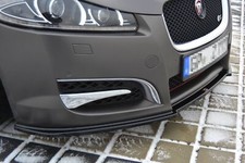 Cup Spoilerlippe Front Ansatz passend für JAGUAR XF X250 MK1 SportBRAKE S-PACK s