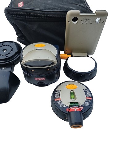 Ryobi AirGrip Laser Level Vacuum Base ELL0001 With Case Works Great sticks (E3C) - Picture 3 of 4