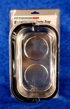 Magnetic Parts Tray With Hood Pittsburgh Automotive 9.5” Stainless Steel New