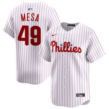 Philadelphia Phillies Jose Mesa #49 Nike White Home Retired MLB Limited Jersey