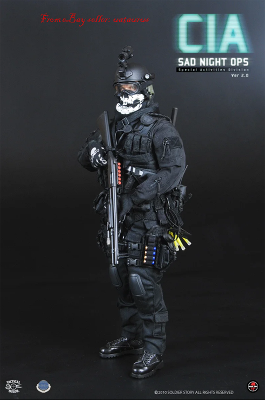 Perfect Soldier Story Ss037 1/6 Cia Sad Night Ops Ver 2.0 In Stock