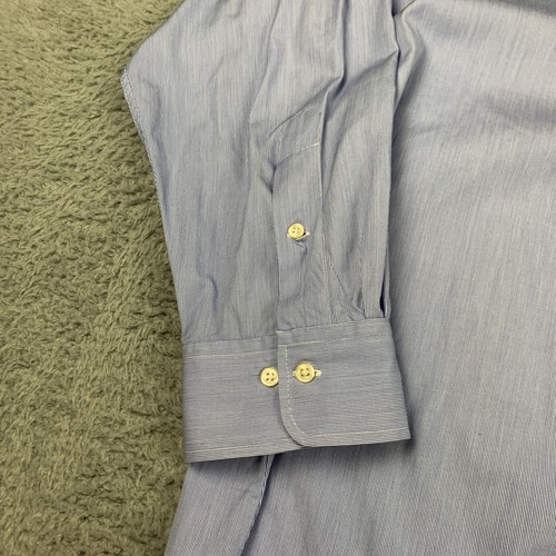 Ralph Lauren Shirt Erwachsene 18 blau gestreift Regent Passform geknöpft Freizeit Herren - Bild 3 von 11
