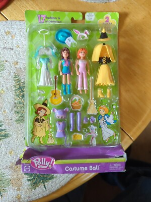 Vintage Polly Pocket Costume Ball 17 Fashions Lila Lea 2003 New