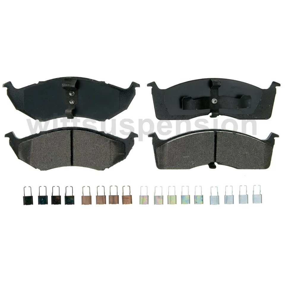 Juego de pastillas de freno de disco delanteras Wagner 1 pieza para Dodge Grand Caravan 1996-2000 Foto 2 de 2