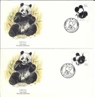 China 2 x Panda FDC Cover 1985 Giant Panda Bear 2010-2011