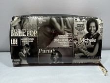 Michelle Obama Magazine Cover Collage Zip Acc...