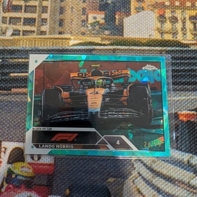 Topps Chrome Sapphire Formula 1 2023 F1 Lando Norris #112 Aqua /99