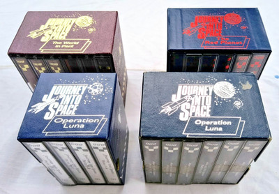 JOURNEY INTO SPACE 4 x BBC CASSETTE BOX SETS OPERATION LUNA THE RED PLANET
