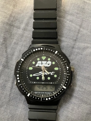 Vintage AXO Motocross Quartz Watch Circa 1996 1990s EVO MX Moto g shock/ Casio