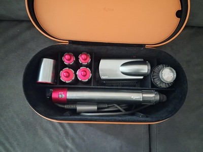 Dyson Airwrap COMPLETE Multi-Styler Grau/Pink mit Aufsätzen & LEDERBOX