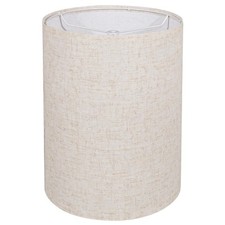 Tall Drum Lamp Shade for Table Lamps Replacement Beige Fabric Shade