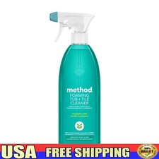 Foaming Bathroom Cleaner Eucalyptus Mint Biodegradable Soap Scum Mold 28oz New 0.46 per fl oz