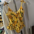 Used Janie & Jack Pineapple Hawaiian Bathing Suit Size 6 Sunny Hawaii — photo 2