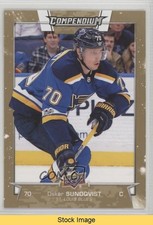 2017-18 Upper Deck Compendium Gold Oskar Sundqvist #780 READ o1h