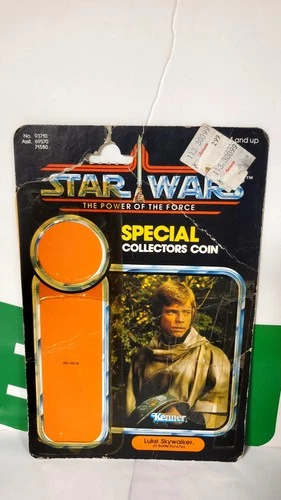 Star Wars Kenner Vintage POTF Luke Skywalker Poncho Cardback Display Yours MOC