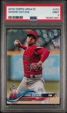 160651981 Shohei Ohtani 2018 Topps Update #US1 Rookie RC PSA 9