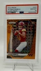 2024 Panini Prizm Jayden Daniels Orange Lazer Prizm PSA 10 Rc Commanders Rookie