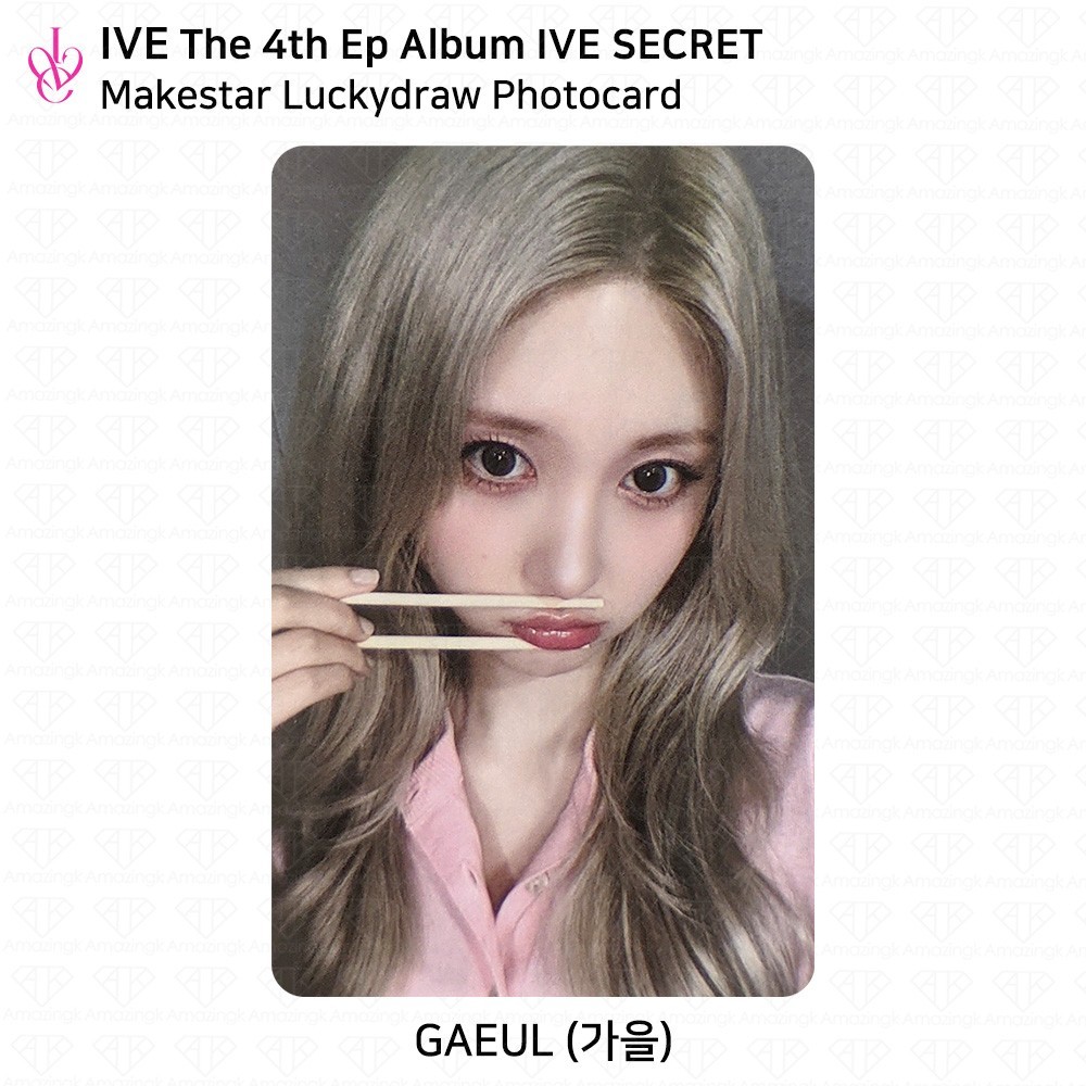 IVE The 4th EP Album IVE SECRET Makestar Luckydraw Photocard