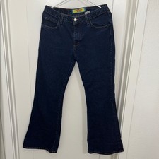 Paris Blues Blue Flare Wide Leg Jeans 100 Cotton Size 9