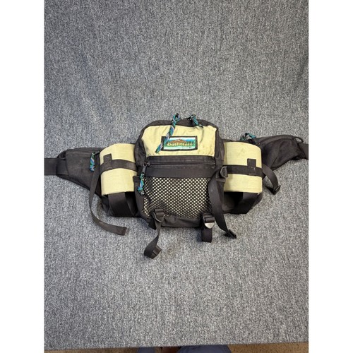 JW Northwest Outfitters Fly Fishing or hiking Waist Pack Sage Green Black Canvas