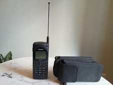 Vintage NOKIA 2160 EFR Cell Phone And Case Battery DISPLAY ONLY UNTESTED