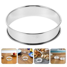  12 Pcs Round Pastry Molds Cupcake Rings Crumpet Nonstick Mousse for Making