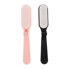 2Pcs Folding Wide Teeth Hair Styling Comb Portable Brush Hair