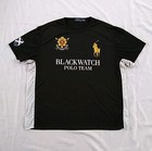 Polo Ralph Lauren Blackwatch Polo Team T-Shirt Men's 2xl Black Big Pony Wicking