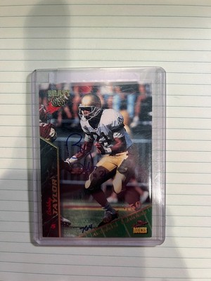 1995 Signature Rookies Draft '95 Bobby Taylor Autographed Rookie Card (#21)